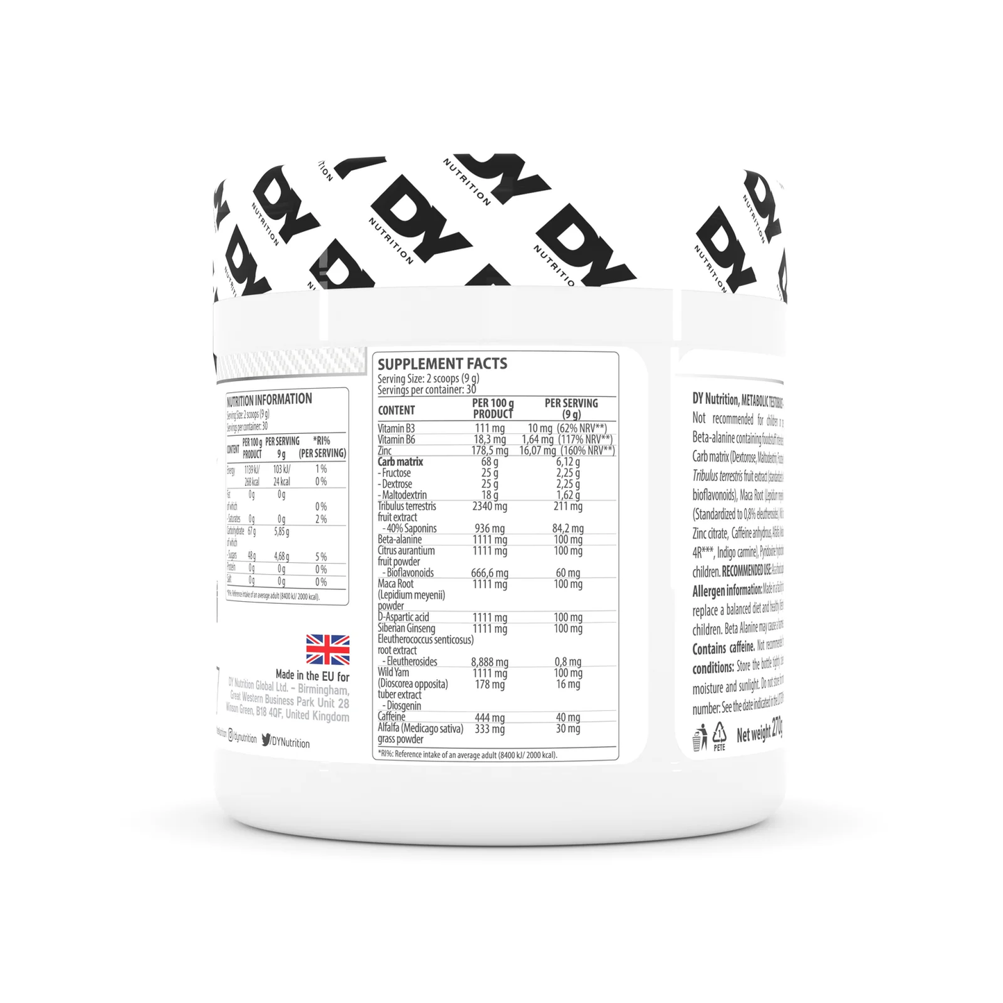 Testoboost - 270 grams - FRENCHBODYNUTRITION 🇫🇷
