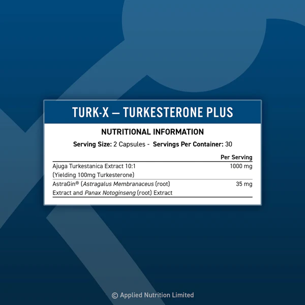 Turk-X TURKESTERONE PLUS - FRENCHBODYNUTRITION 🇫🇷