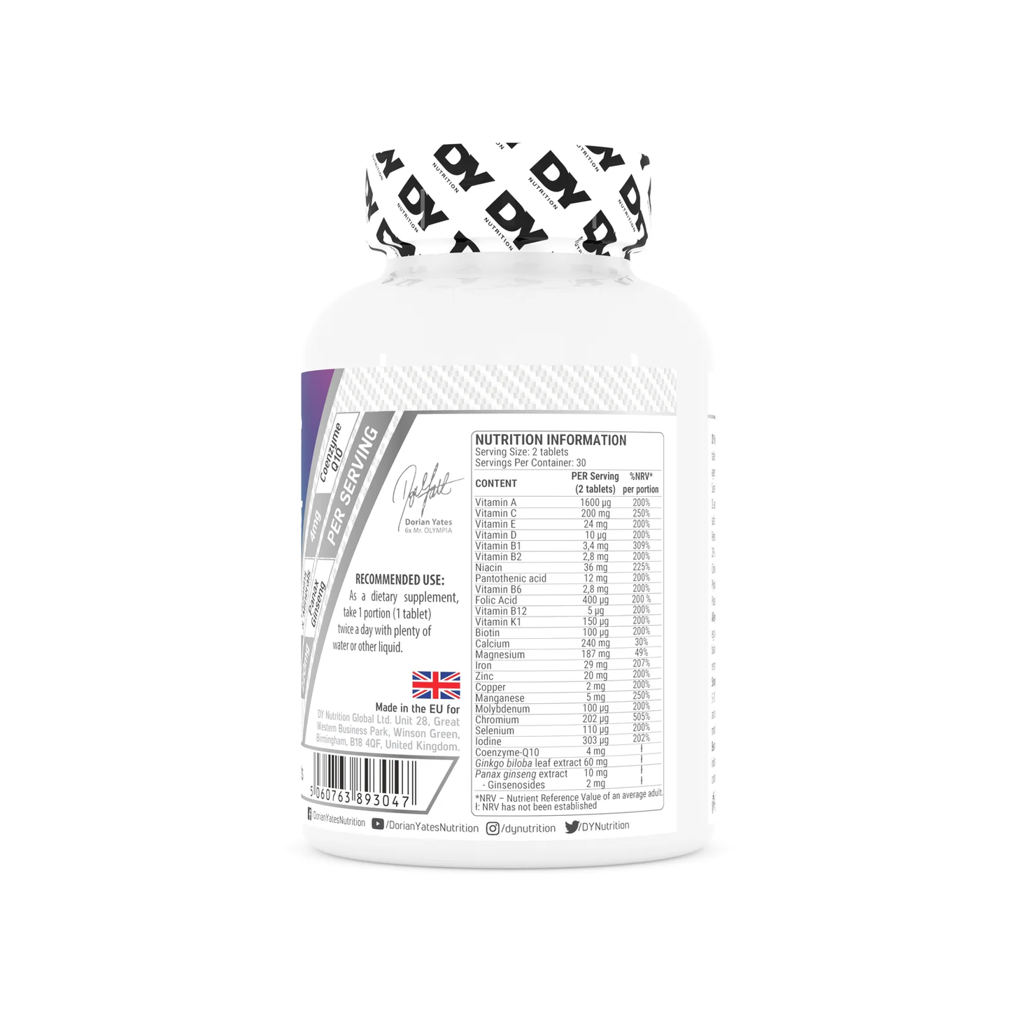 Multivitamin Complex - FRENCHBODYNUTRITION 🇫🇷