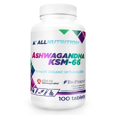 ASHWAGANDHA KSM-66 - 100 caps - FRENCHBODYNUTRITION 🇫🇷