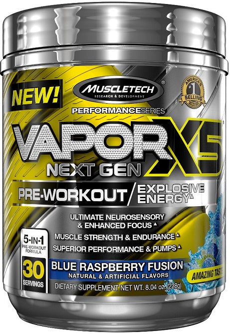 Vapor X5 Next Gen Pre-Workout - 228g - FRENCHBODYNUTRITION 🇫🇷