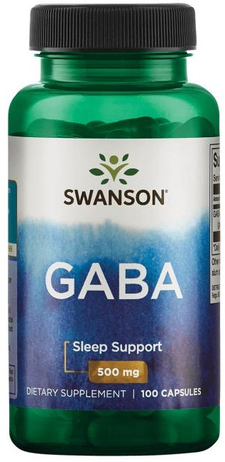 GABA, 500mg - 100 caps - FRENCHBODYNUTRITION 🇫🇷