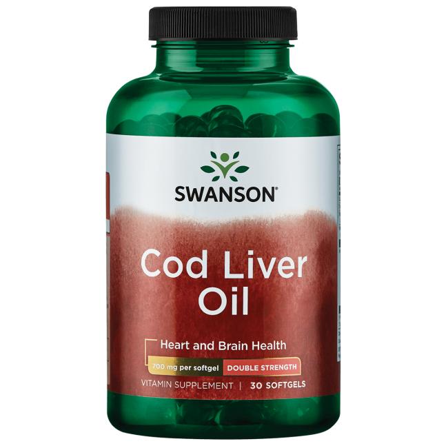 Cod Liver Oil 700mg - 30 softgels - FRENCHBODYNUTRITION 🇫🇷
