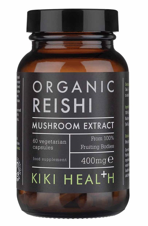 Reishi Extract Organic, 400mg - 60 vcaps - FRENCHBODYNUTRITION 🇫🇷