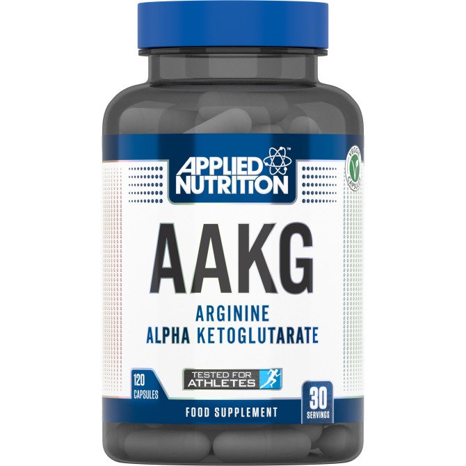 AAKG - 120 caps Applied nutrition - FRENCHBODYNUTRITION 🇫🇷