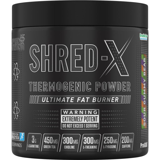 Shred-X Powder, Sour Gummy Bear - 300g - FRENCHBODYNUTRITION 🇫🇷
