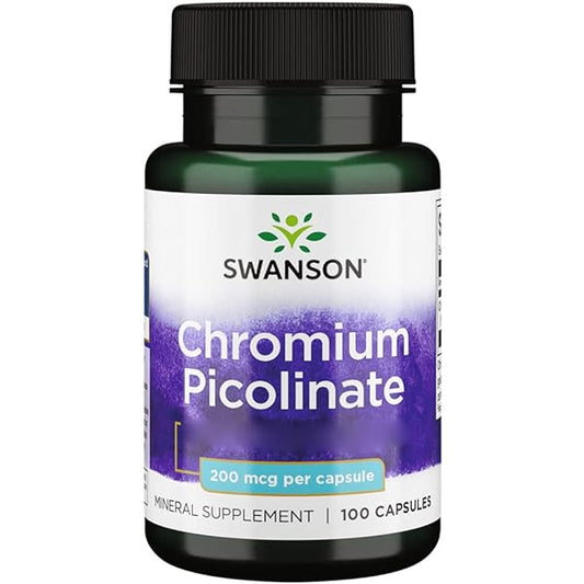 Chromium Picolinate 200mcg - 100 caps - FRENCHBODYNUTRITION 🇫🇷 