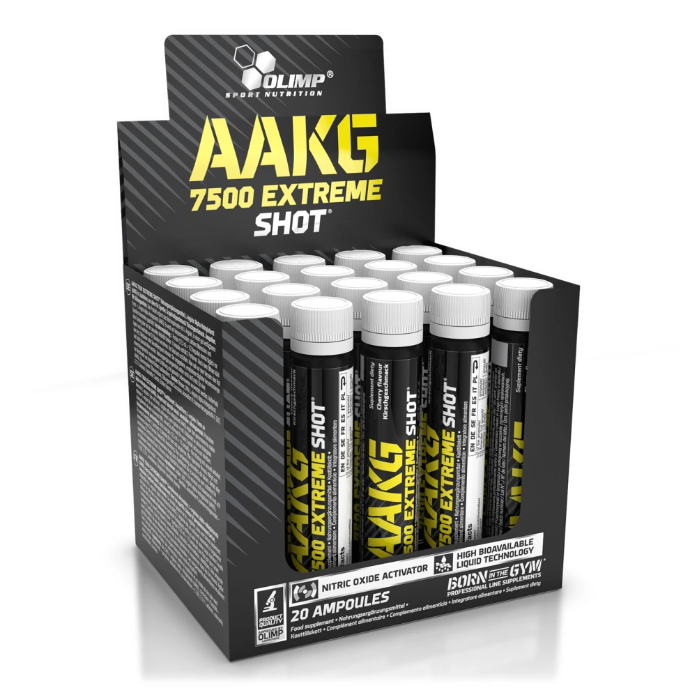 AAKG 7500 Extreme Shot Olimp Nutrition - 20 x 25 ml.