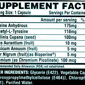 Lipo-6 Black Ultra Concentrate - 60 caps - FRENCHBODYNUTRITION 🇫🇷 