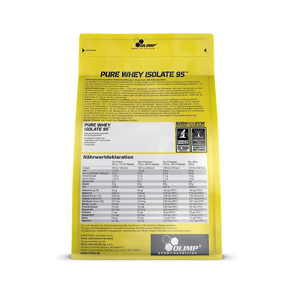 Pure Whey Isolate 95 Olimp Nutrition - 600g