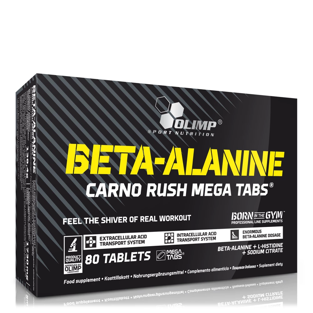 Beta Alanine - Carno Rush Mega Tabs Olimp Nutrition 80 tablets