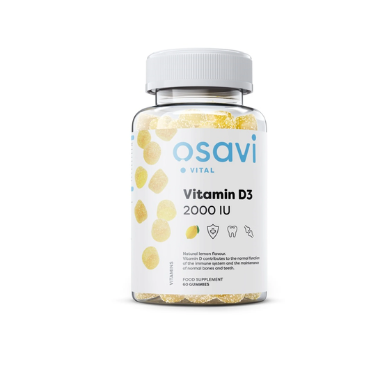 Vitamin D3 Vegan Gummy Drops, Citron - 60 gummies