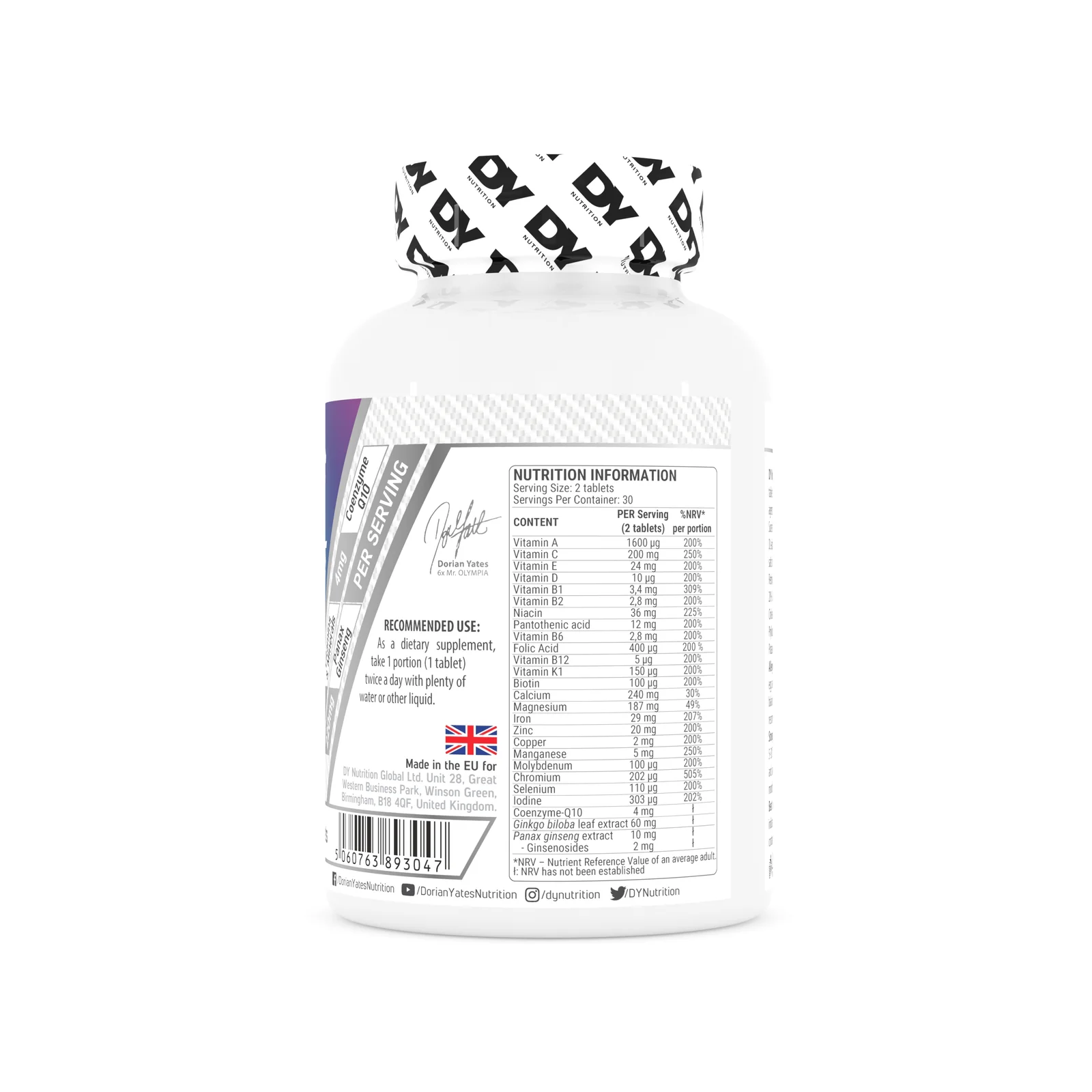 Multivitamin Complex - FRENCHBODYNUTRITION 🇫🇷 