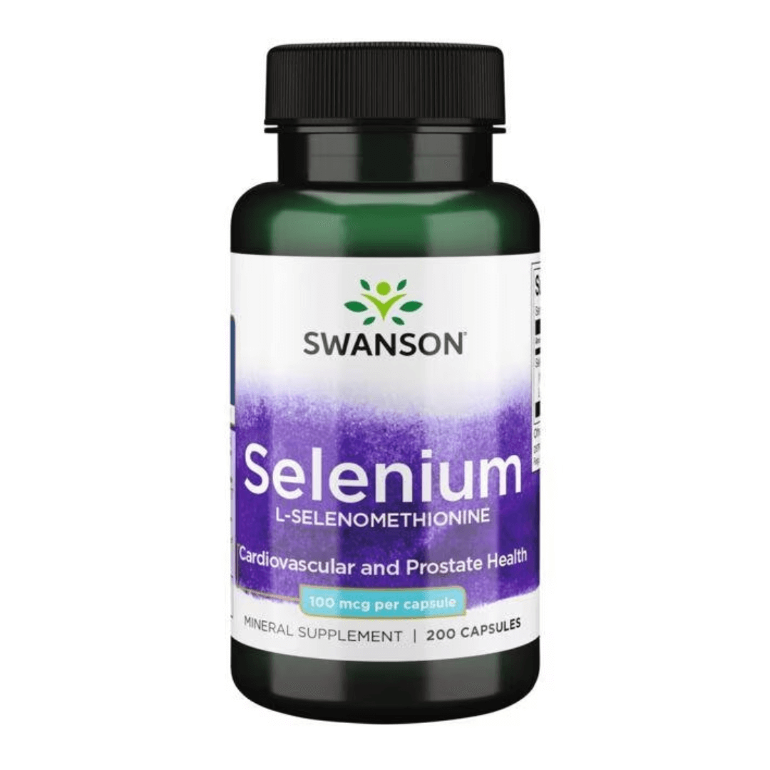 Selenium (L-Selenomethionine), 100mcg - 200 caps - FRENCHBODYNUTRITION 🇫🇷 