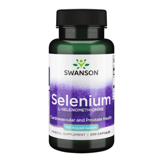 Selenium (L-Selenomethionine), 100mcg - 200 caps - FRENCHBODYNUTRITION 🇫🇷 