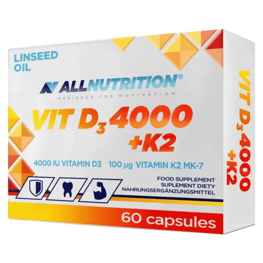 Vit D3 4000 + K2 - 30 caps - FRENCHBODYNUTRITION 🇫🇷 