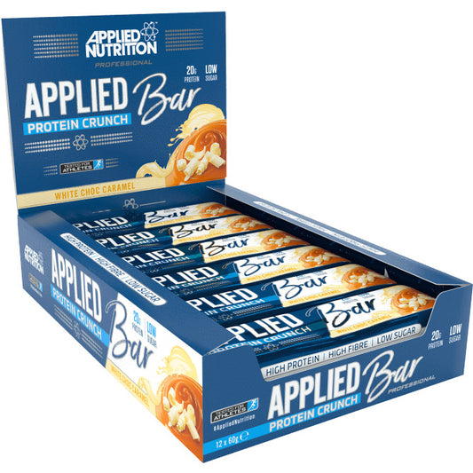 Applied Protein Crunch Bar, Milk Choc Caramel - 12 x 60g - FRENCHBODYNUTRITION 🇫🇷 