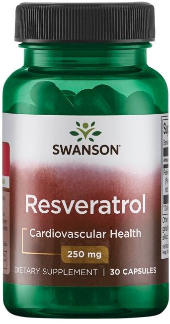 Resveratrol, 250mg - 30 caps - FRENCHBODYNUTRITION 🇫🇷 