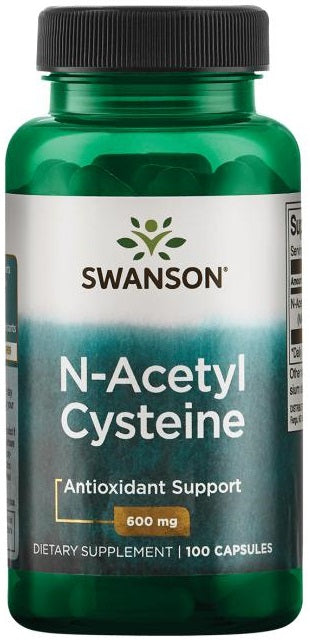 N-Acetyl Cysteine, 600mg - 100 caps - FRENCHBODYNUTRITION 🇫🇷 