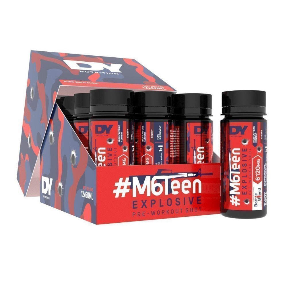 #M6Teen Explosive Pre-Workout Shot - 12 x 60ml. - FRENCHBODYNUTRITION 🇫🇷 