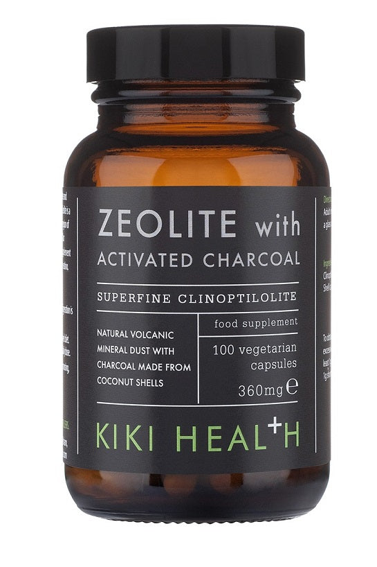 Zeolite With Activated Charcoal, 360mg - 100 vcaps - FRENCHBODYNUTRITION 🇫🇷 