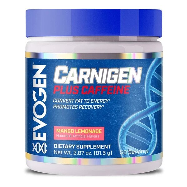 Carnigen Plus Caffeine, Mango Lemonade - 81g - FRENCHBODYNUTRITION 🇫🇷 