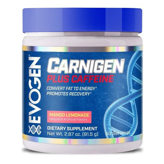 Carnigen Plus Caffeine, Mango Lemonade - 81g - FRENCHBODYNUTRITION 🇫🇷 