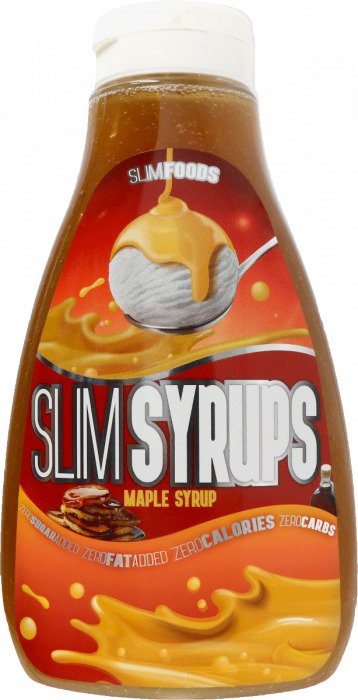 Slim Syrups, Maple Syrup - 425 ml. - FRENCHBODYNUTRITION 🇫🇷 