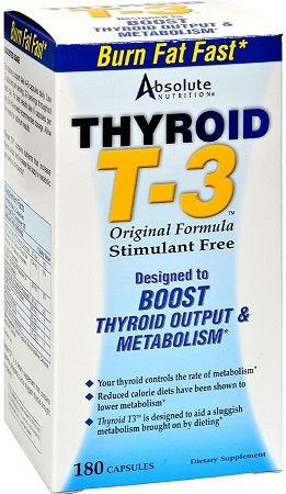 Thyroid T3 - 180 caps - FRENCHBODYNUTRITION 🇫🇷 