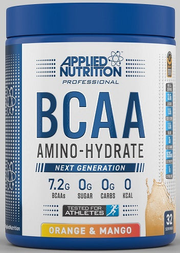BCAA Amino-Hydrate, Orange & Mango - 450g - FRENCHBODYNUTRITION 🇫🇷 