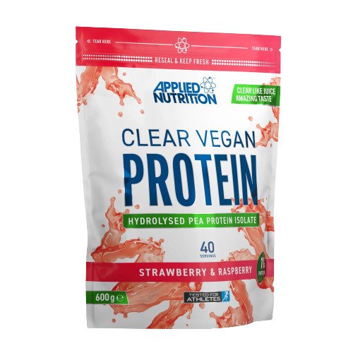 Clear Vegan Protein, Strawberry & Raspberry - 600g - FRENCHBODYNUTRITION 🇫🇷 